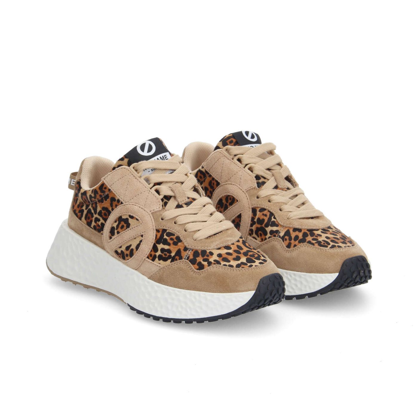 CARTER JOGGER W - SDE/PONY LEO - NOISETTE/LEOPARD